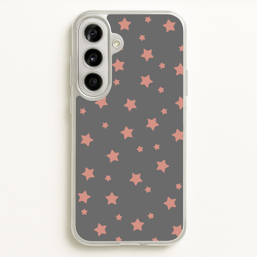 Rose Gold Star Pattern - Phone Case for Galaxy A56