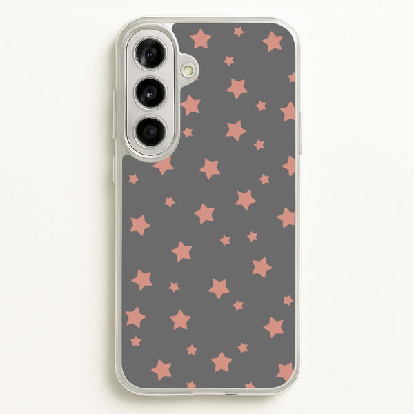 Rose Gold Star Pattern - Phone Case for Galaxy A56