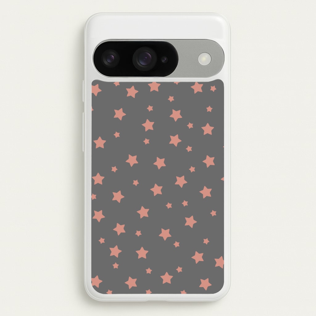 Rose Gold Star Pattern Phone Case for Google Pixel 10 / 10 Pro