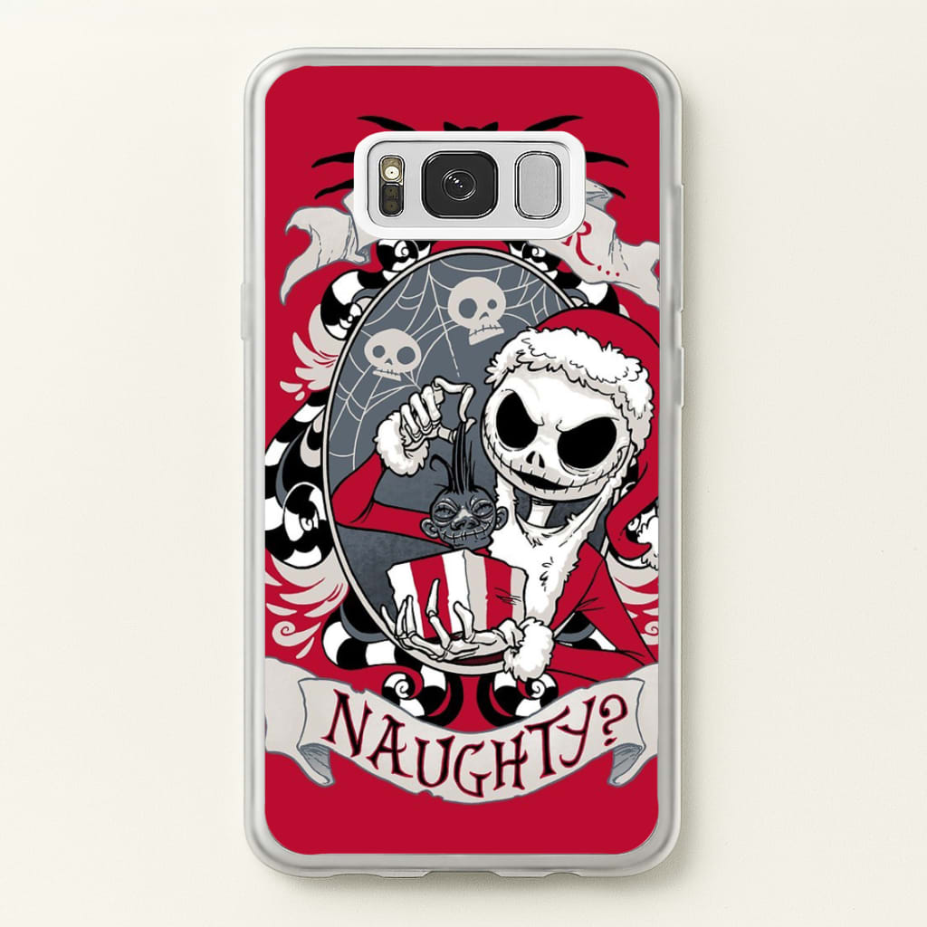 Nice Or Naughty - A Nightmare Before Christmas - Phone Case for Galaxy S8 Plus