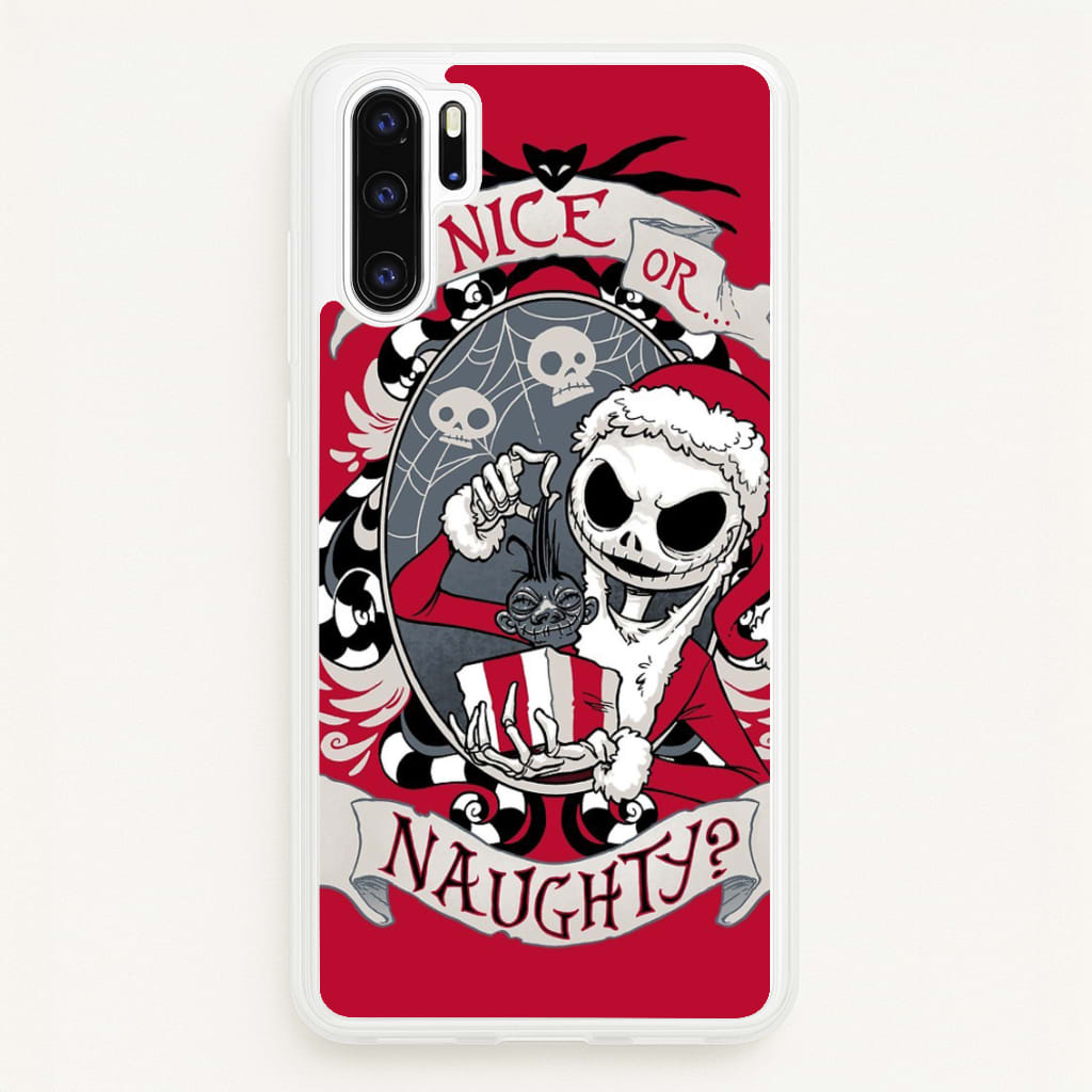 Nice Or Naughty - A Nightmare Before Christmas - Phone Case for Huawei P30 Pro