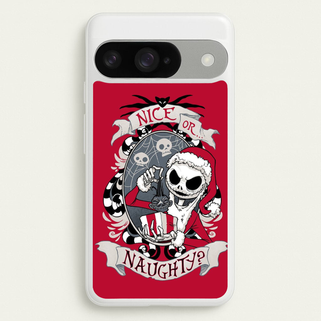Nice Or Naughty - A Nightmare Before Christmas Phone Case for Google Pixel 10 / 10 Pro