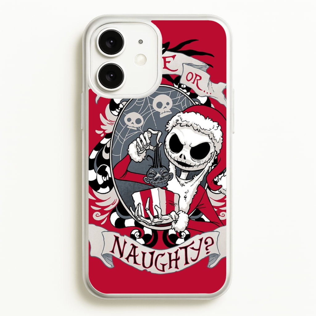 Nice Or Naughty - A Nightmare Before Christmas - Phone Case for iPhone 11