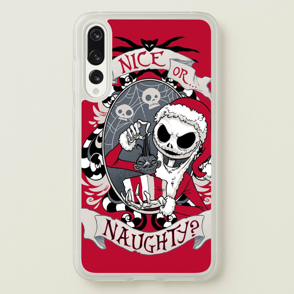 Nice Or Naughty - A Nightmare Before Christmas - Phone Case for Huawei P20 Pro