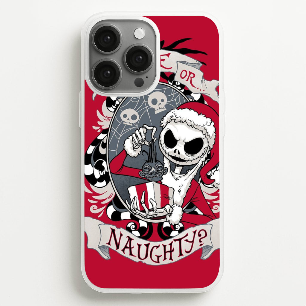 Nice Or Naughty - A Nightmare Before Christmas - Phone Case for iPhone 13 Pro Max