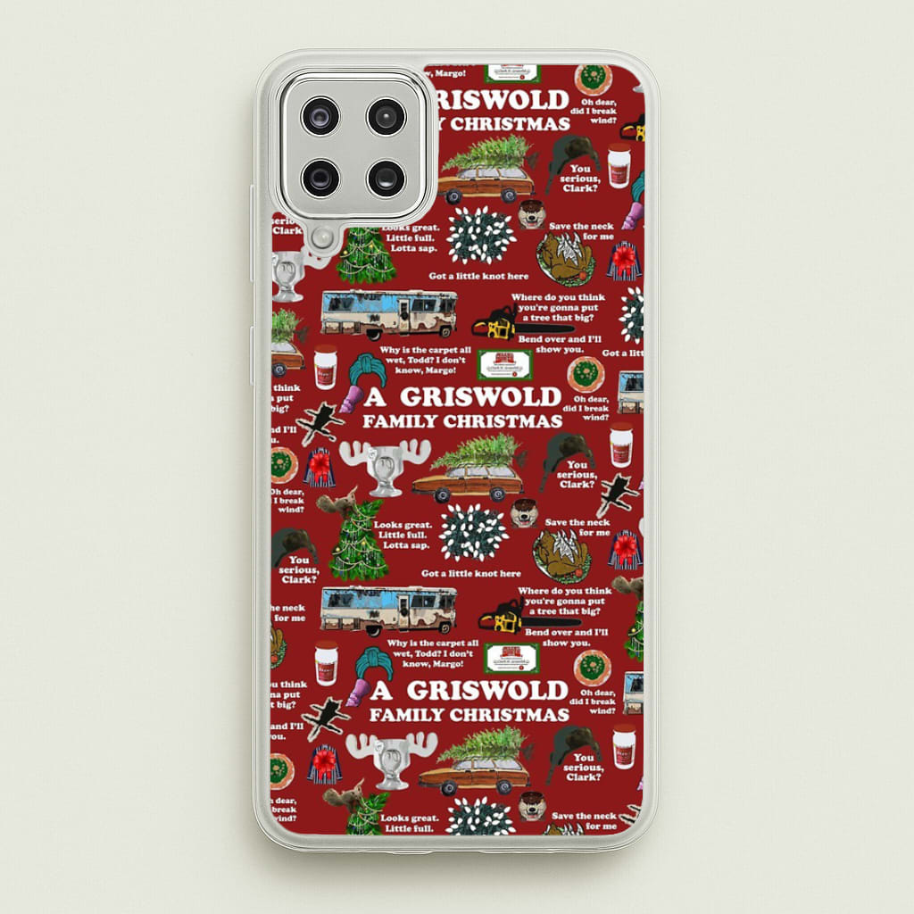 Christmas Holiday Collage - Phone Case for Galaxy A12
