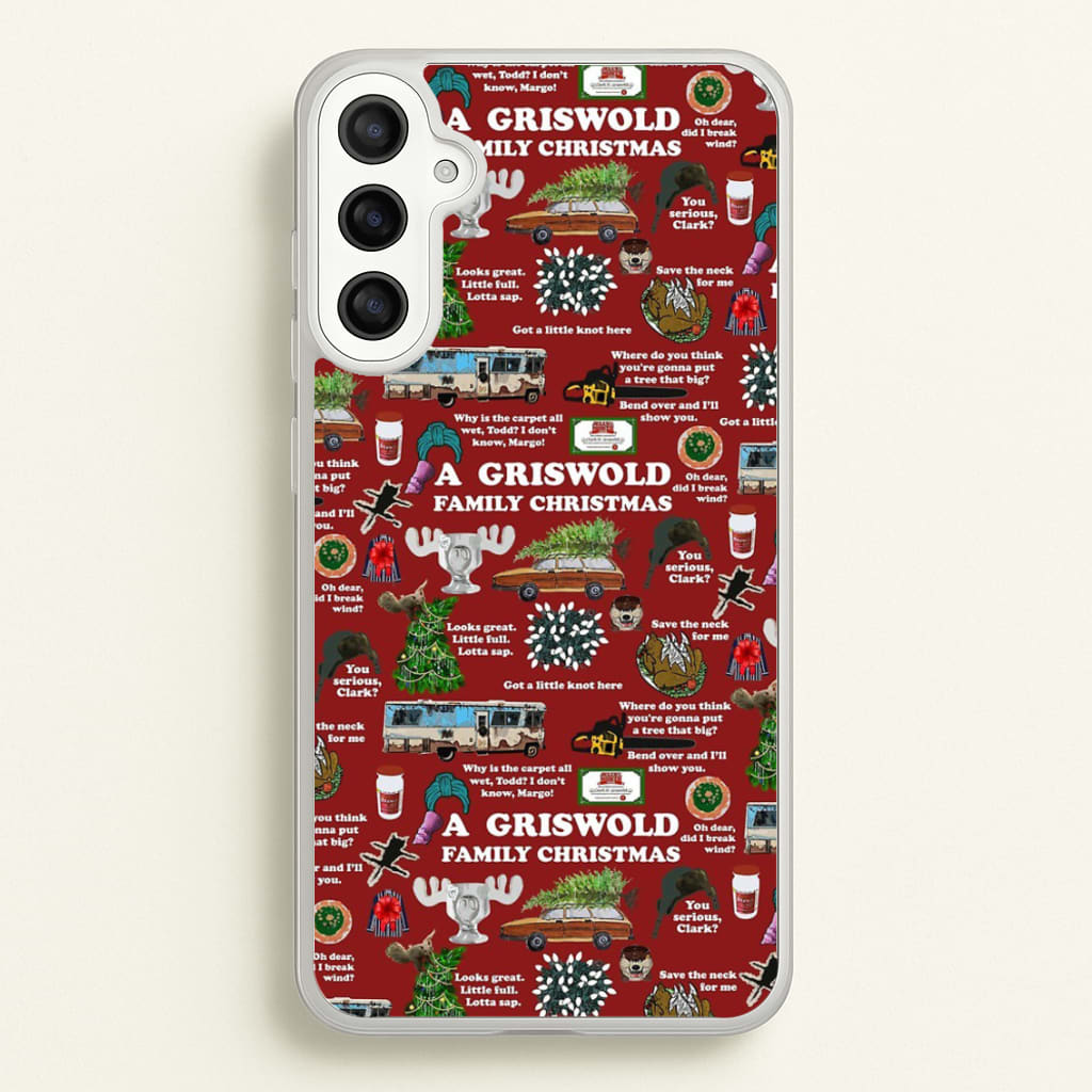 Christmas Holiday Collage - Phone Case for Galaxy A34