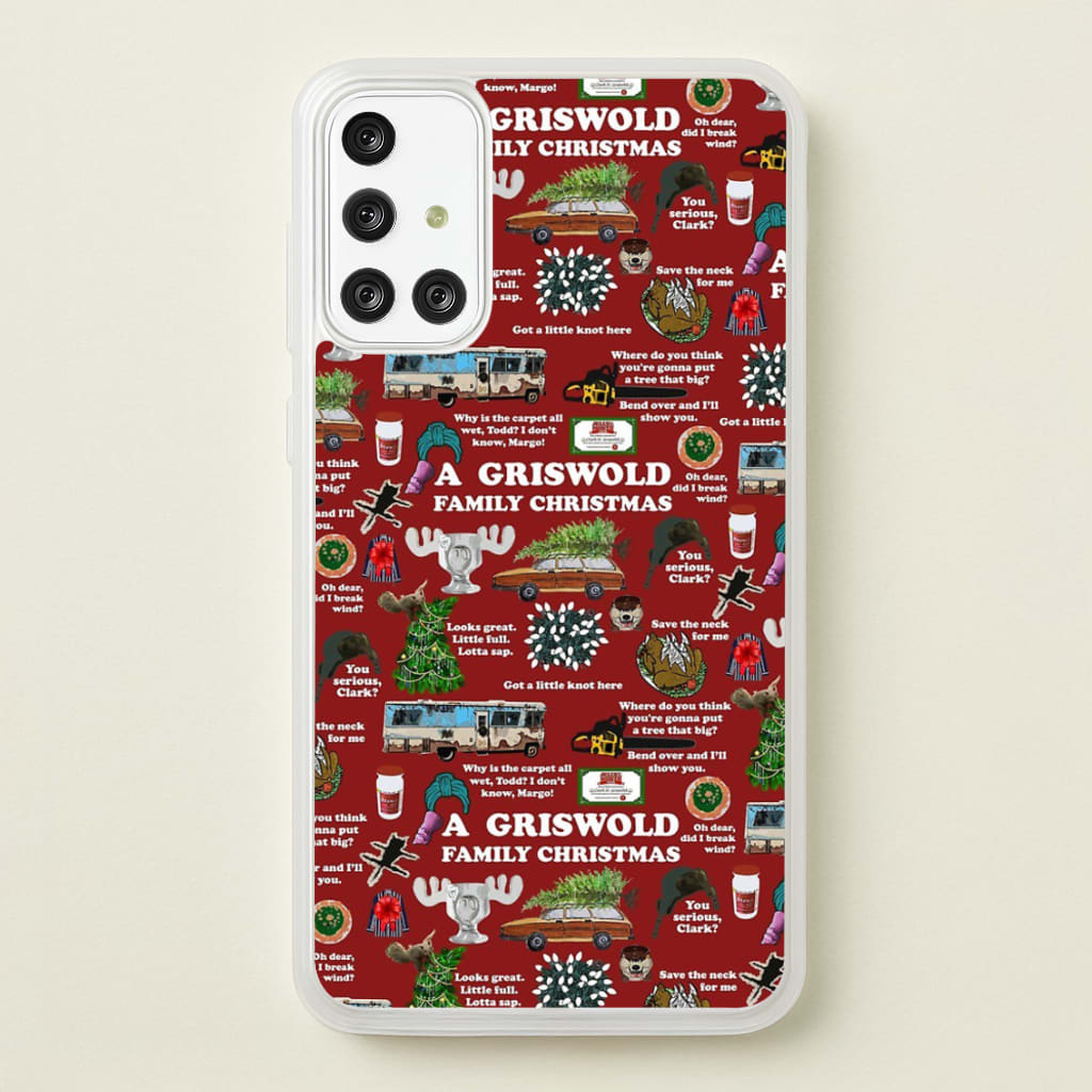 Christmas Holiday Collage - Phone Case for Galaxy A71