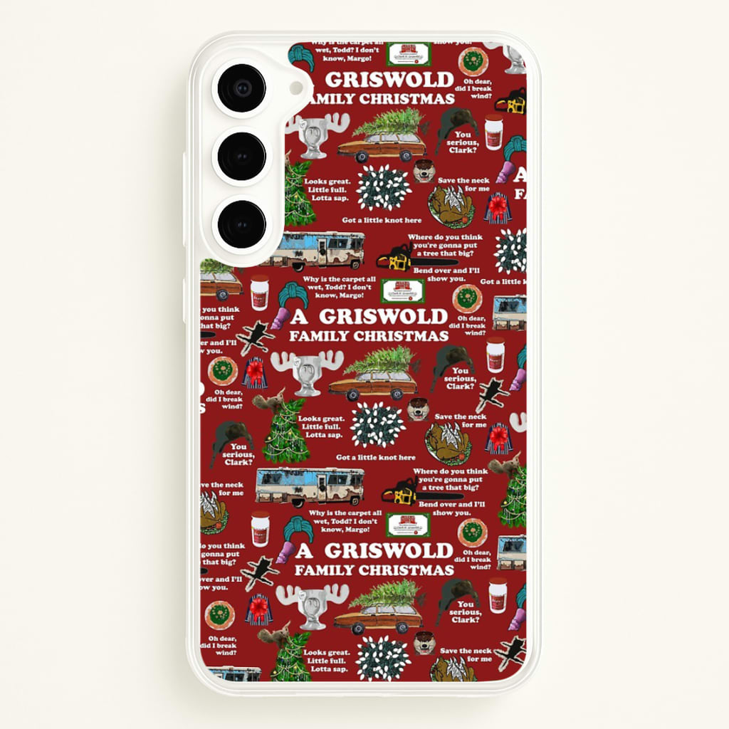 Christmas Holiday Collage - Phone Case for Galaxy S23