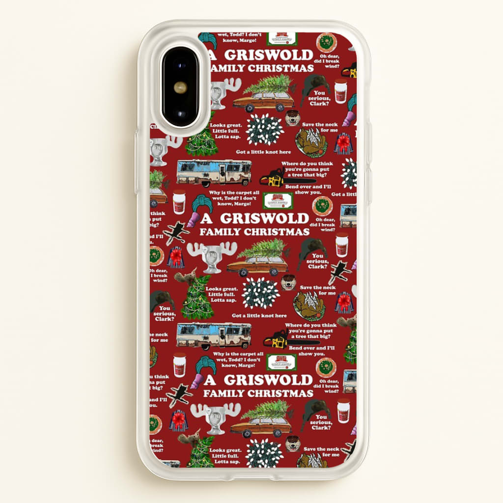 Christmas Holiday Collage - Phone Case for iPhone X / XS