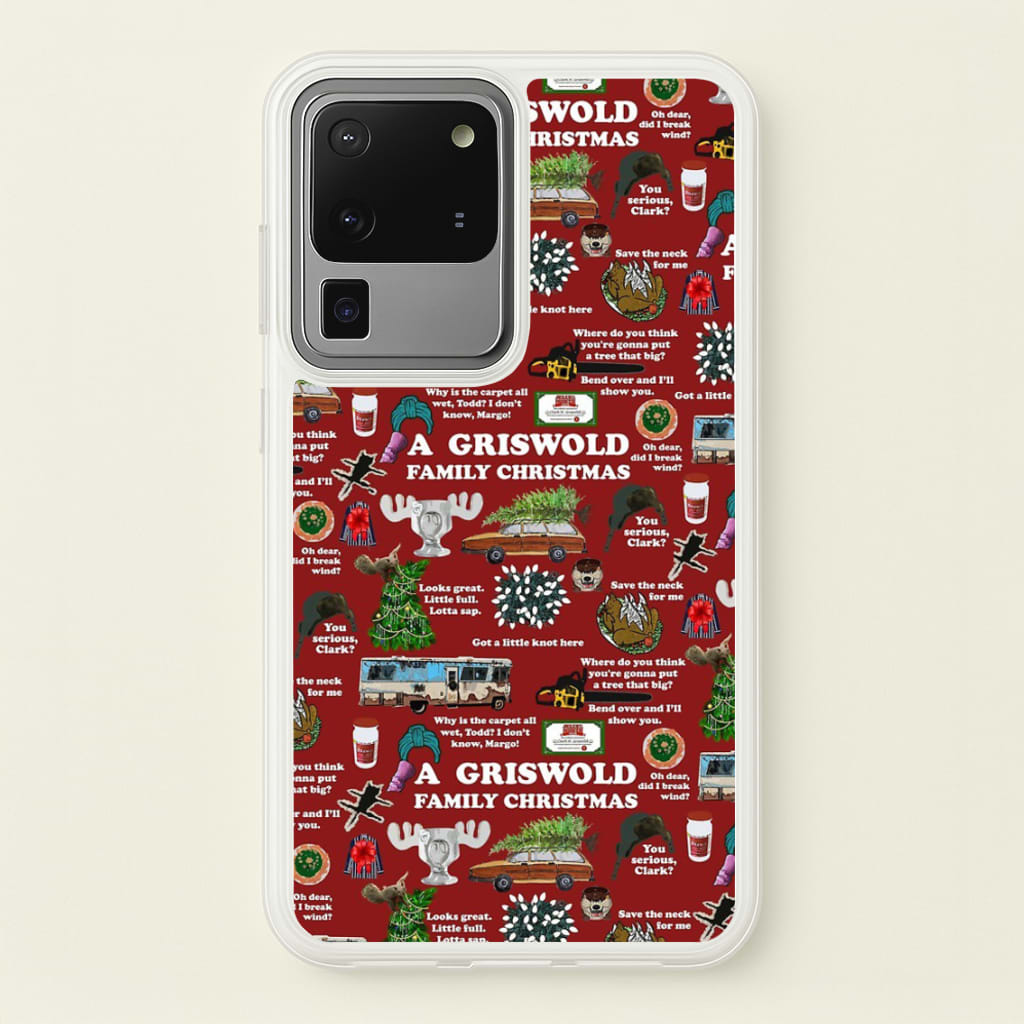 Christmas Holiday Collage - Phone Case for Galaxy S20 Ultra