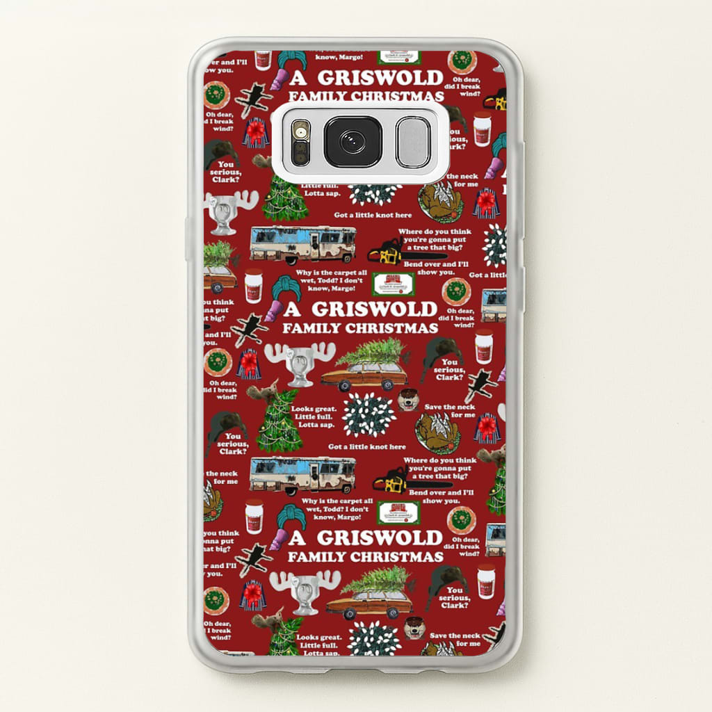 Christmas Holiday Collage - Phone Case for Galaxy S8