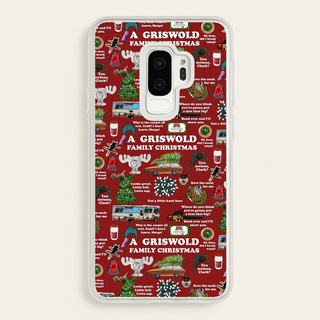 Christmas Holiday Collage - Phone Case for Galaxy S9 Plus