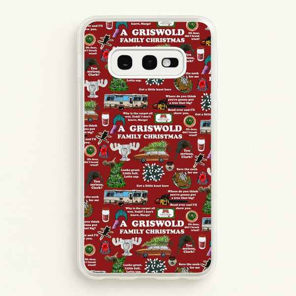 Christmas Holiday Collage - Phone Case for Galaxy S10e