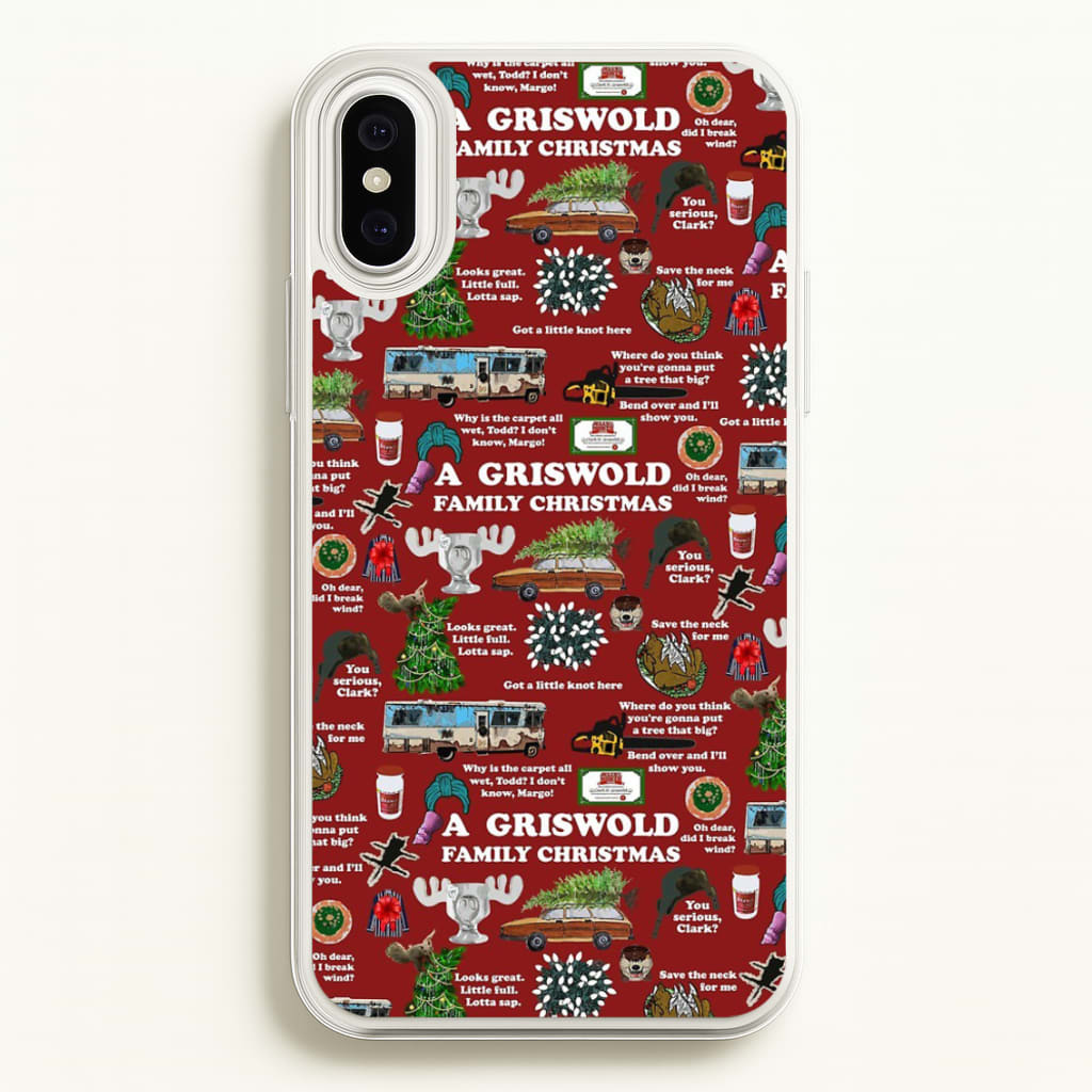 Christmas Holiday Collage - Phone Case for iPhone XS Max