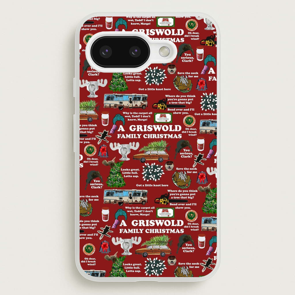 Christmas Holiday Collage - Phone Case for Google Pixel 9a