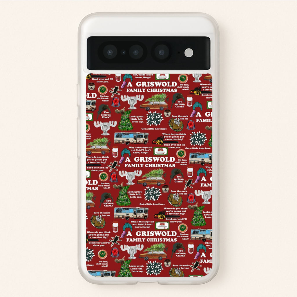 Christmas Holiday Collage - Phone Case for Google Pixel 7 Pro