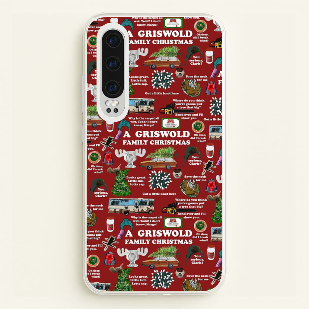 Christmas Holiday Collage - Phone Case for Huawei P30
