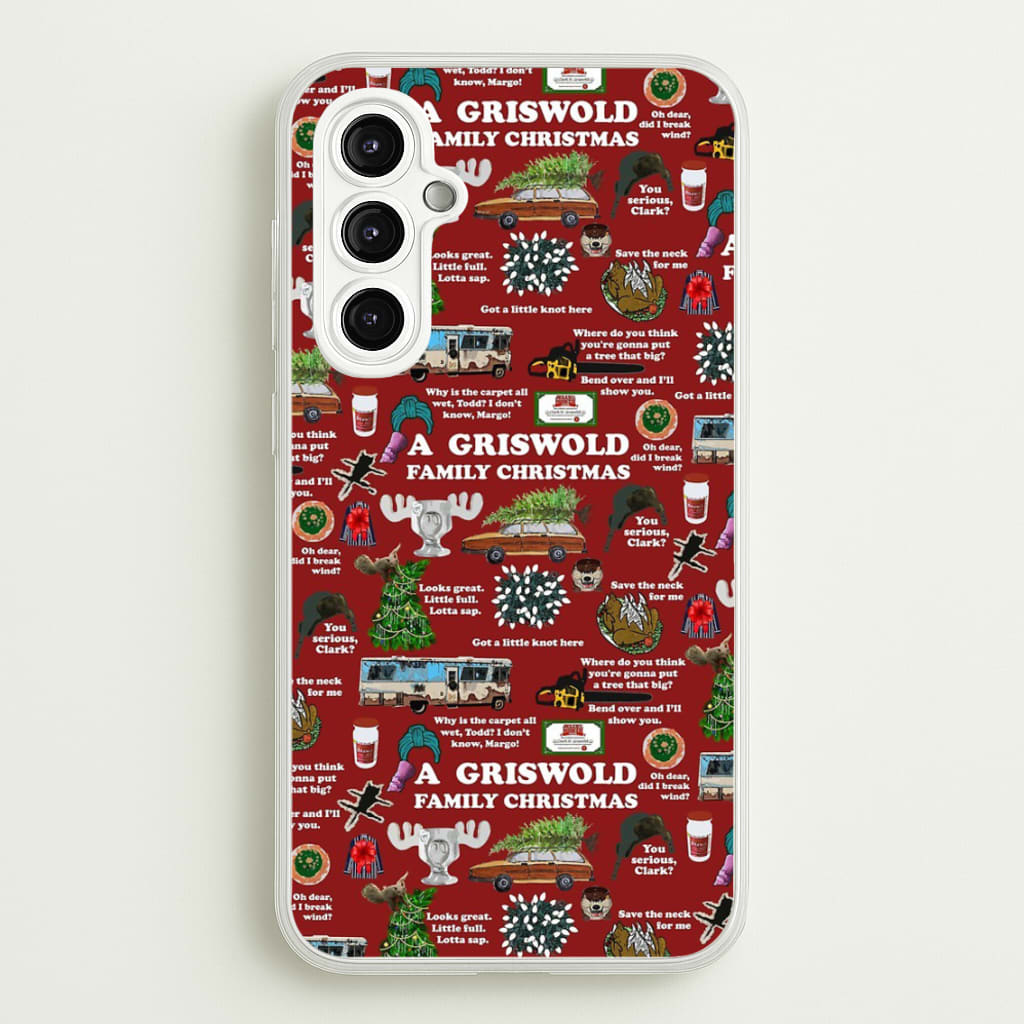 Christmas Holiday Collage - Phone Case for Galaxy A14