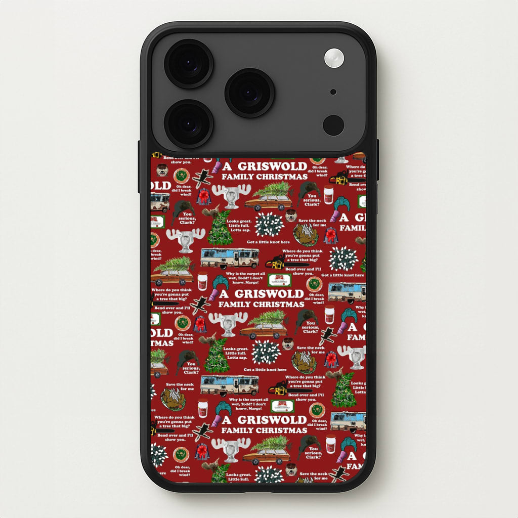 Christmas Holiday Collage Phone Case for iPhone 17 Pro