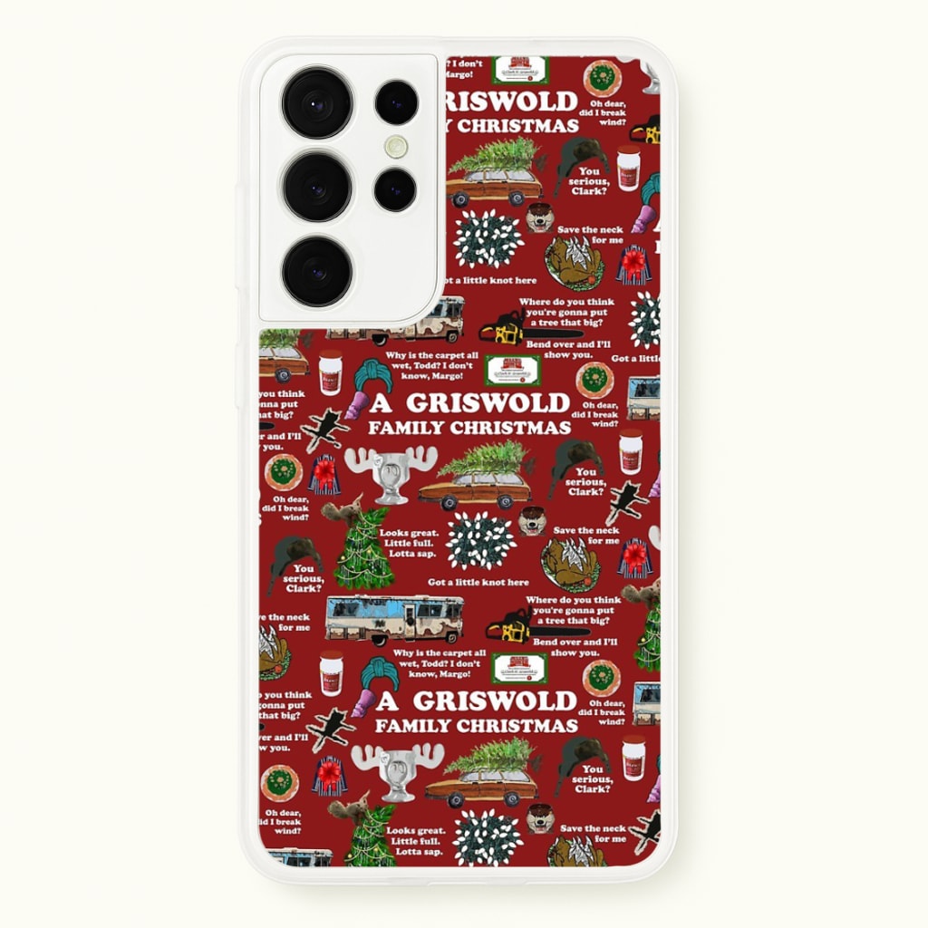 Christmas Holiday Collage - Phone Case for Galaxy S21 Ultra