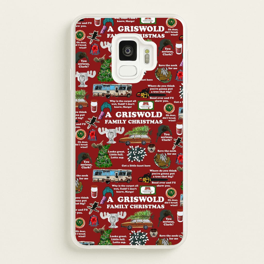 Christmas Holiday Collage - Phone Case for Galaxy S9