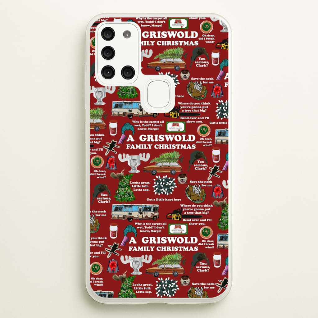 Christmas Holiday Collage - Phone Case for Galaxy A21s