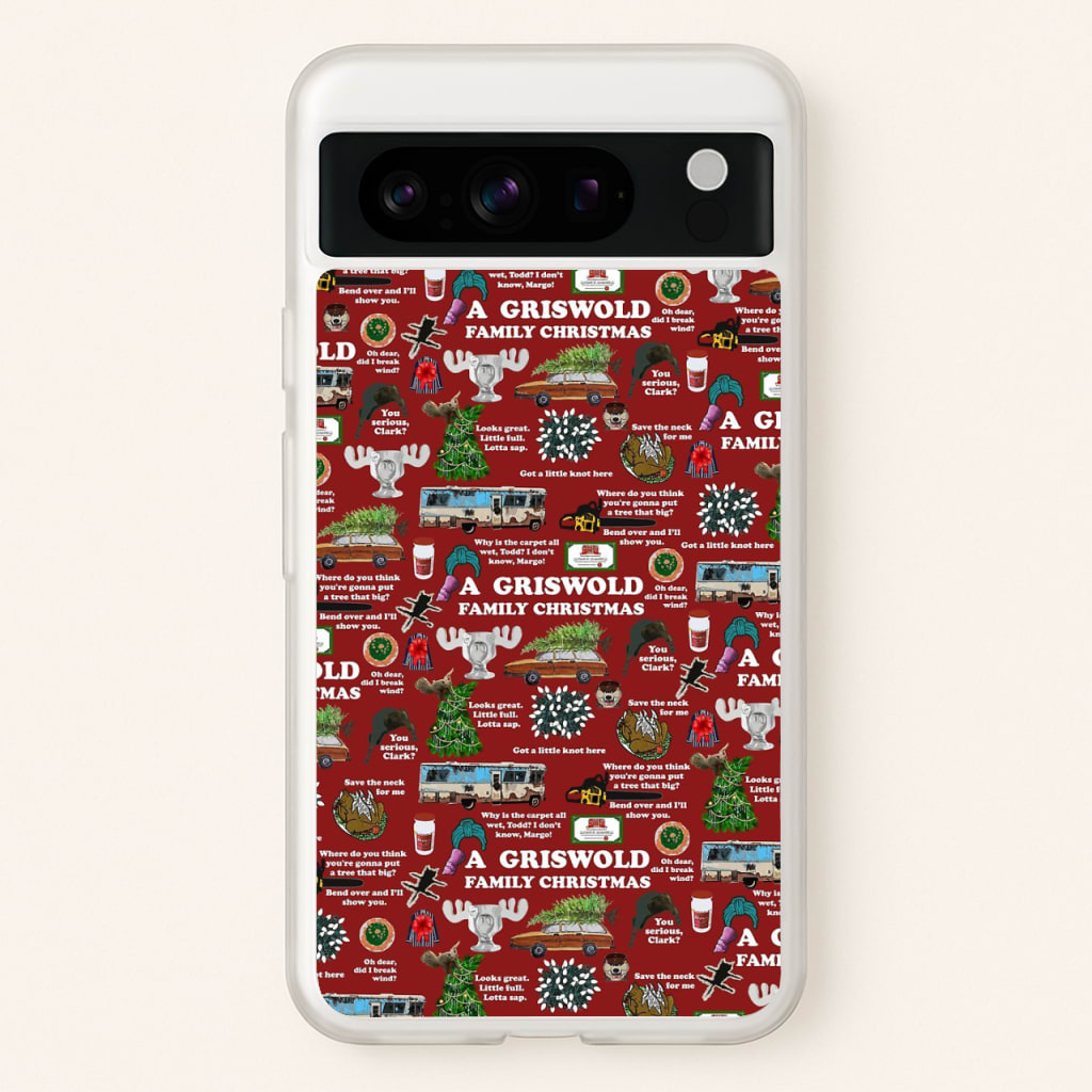 Christmas Holiday Collage - Phone Case for Google Pixel 8 Pro