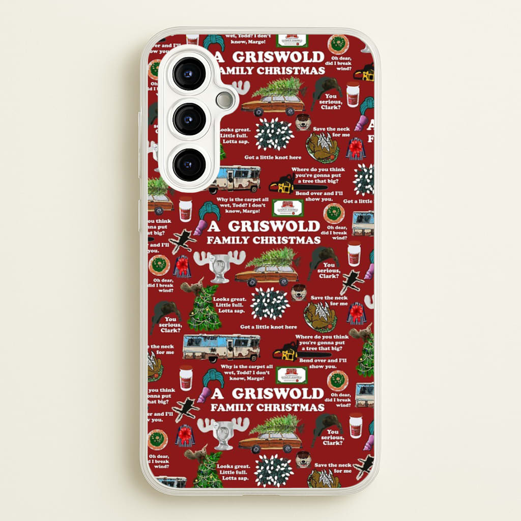 Christmas Holiday Collage - Phone Case for Galaxy A54