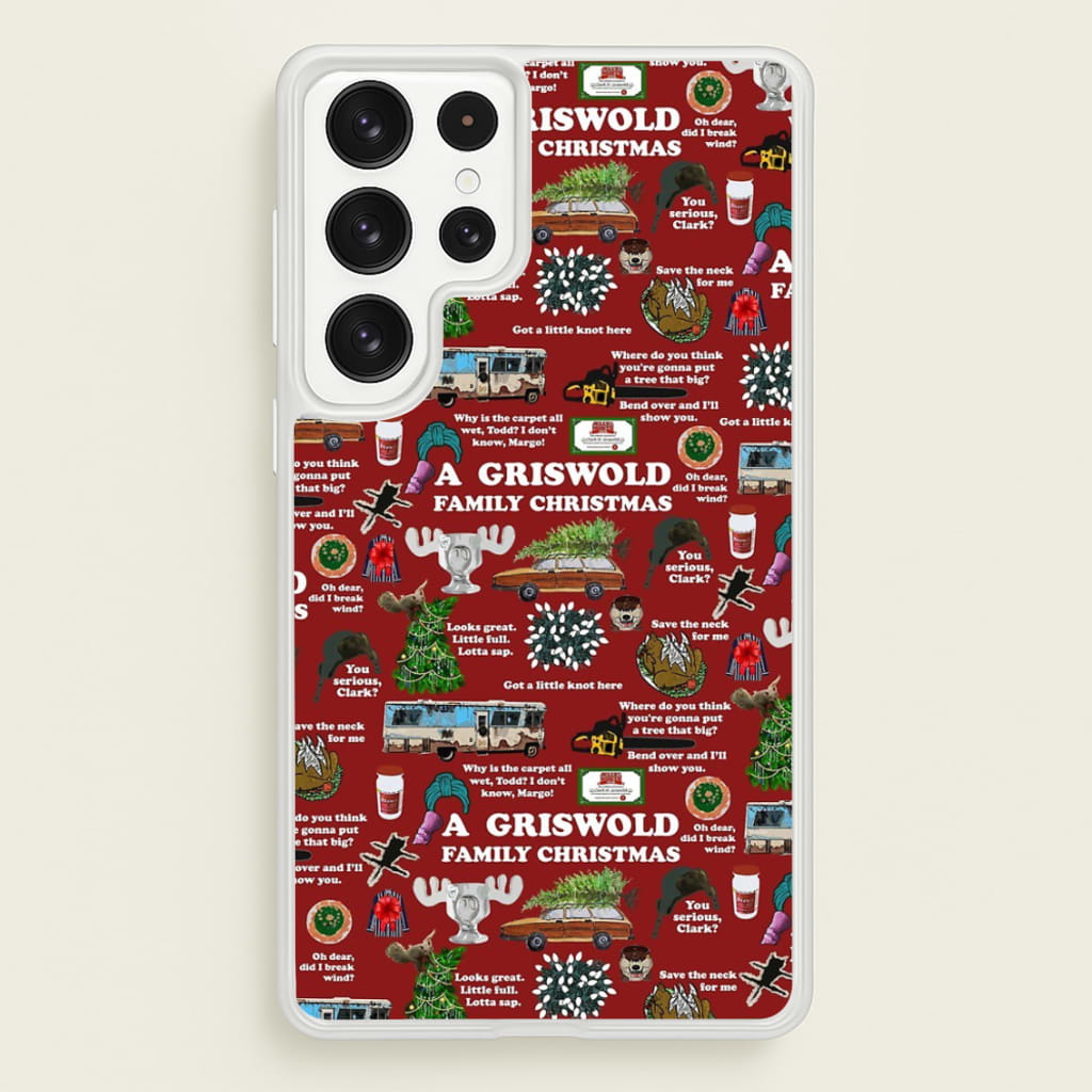 Christmas Holiday Collage - Phone Case for Galaxy S22 Ultra