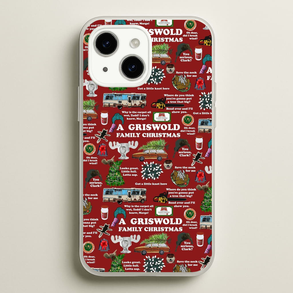 Christmas Holiday Collage - Phone Case for iPhone 14