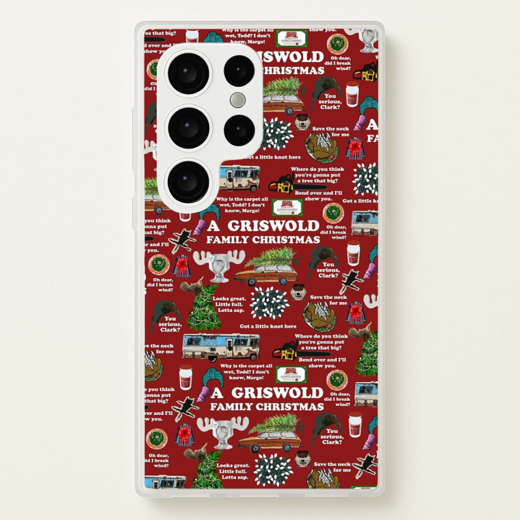 Christmas Holiday Collage - Phone Case for Galaxy S24 Ultra
