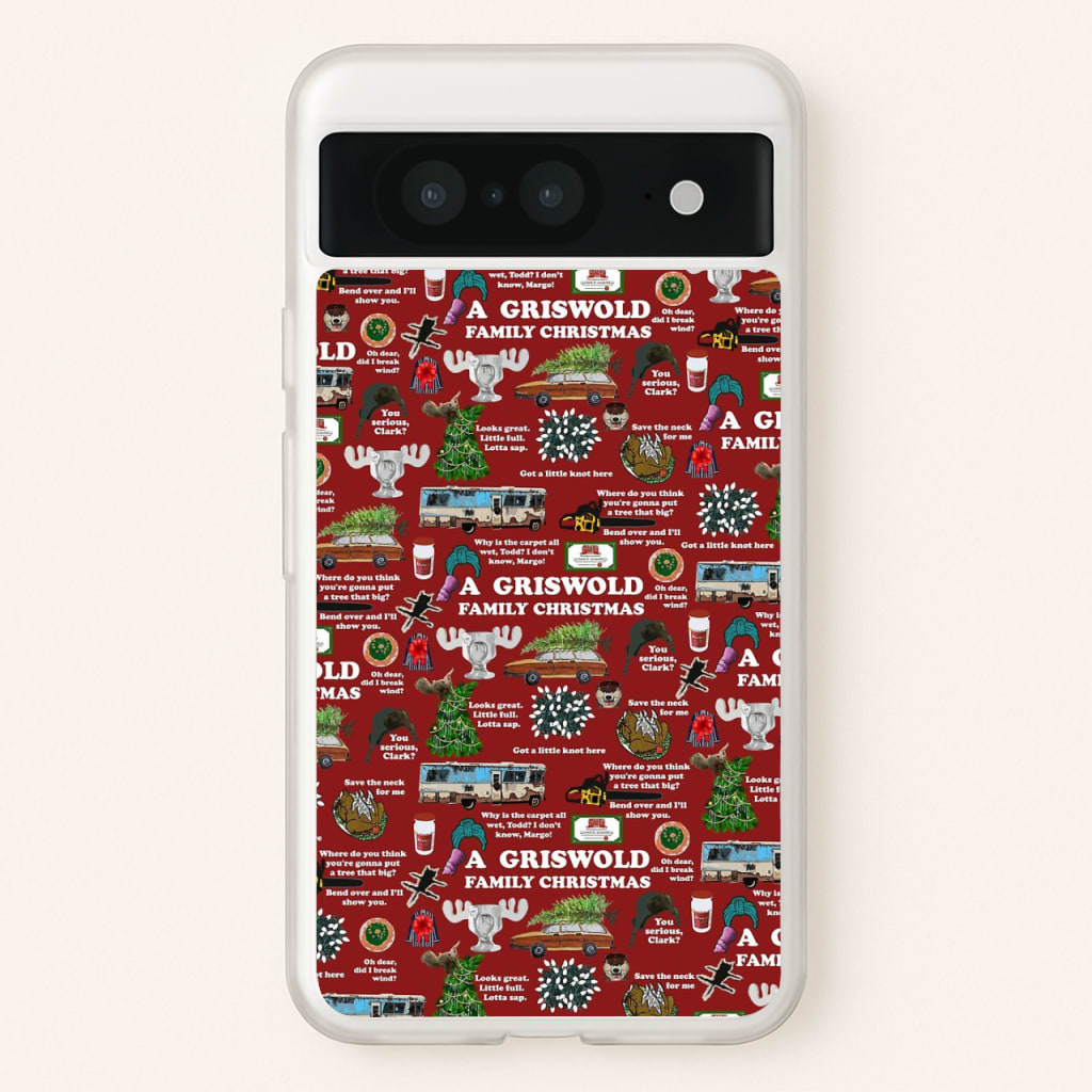 Christmas Holiday Collage - Phone Case for Google Pixel 8