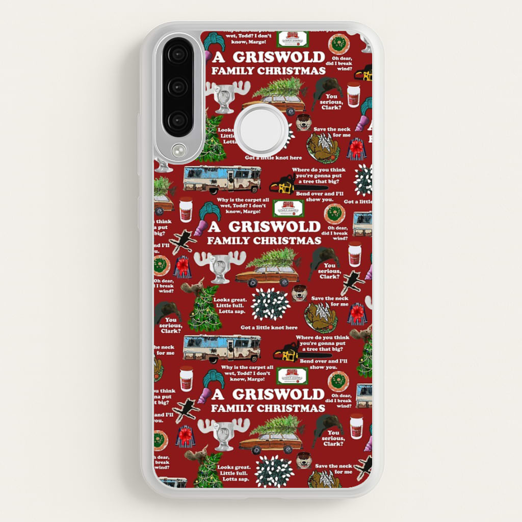 Christmas Holiday Collage - Phone Case for Huawei P30 Lite