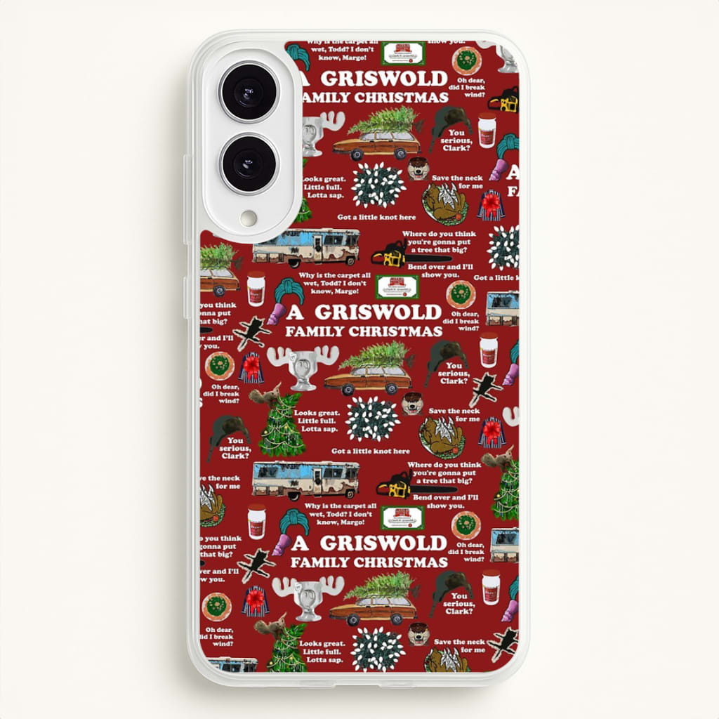 Christmas Holiday Collage - Phone Case for Galaxy S25 Edge