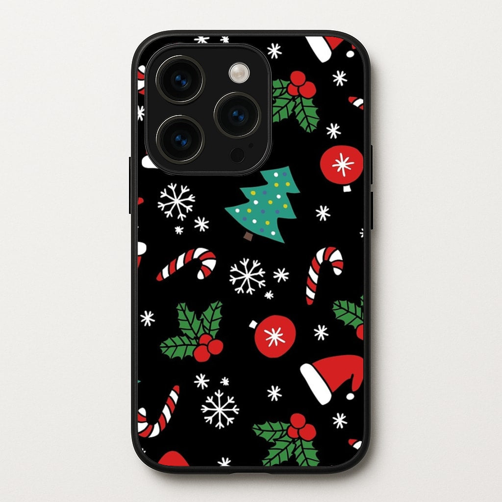 Christmas Objects Pattern - Phone Case for iPhone 15 Pro Max