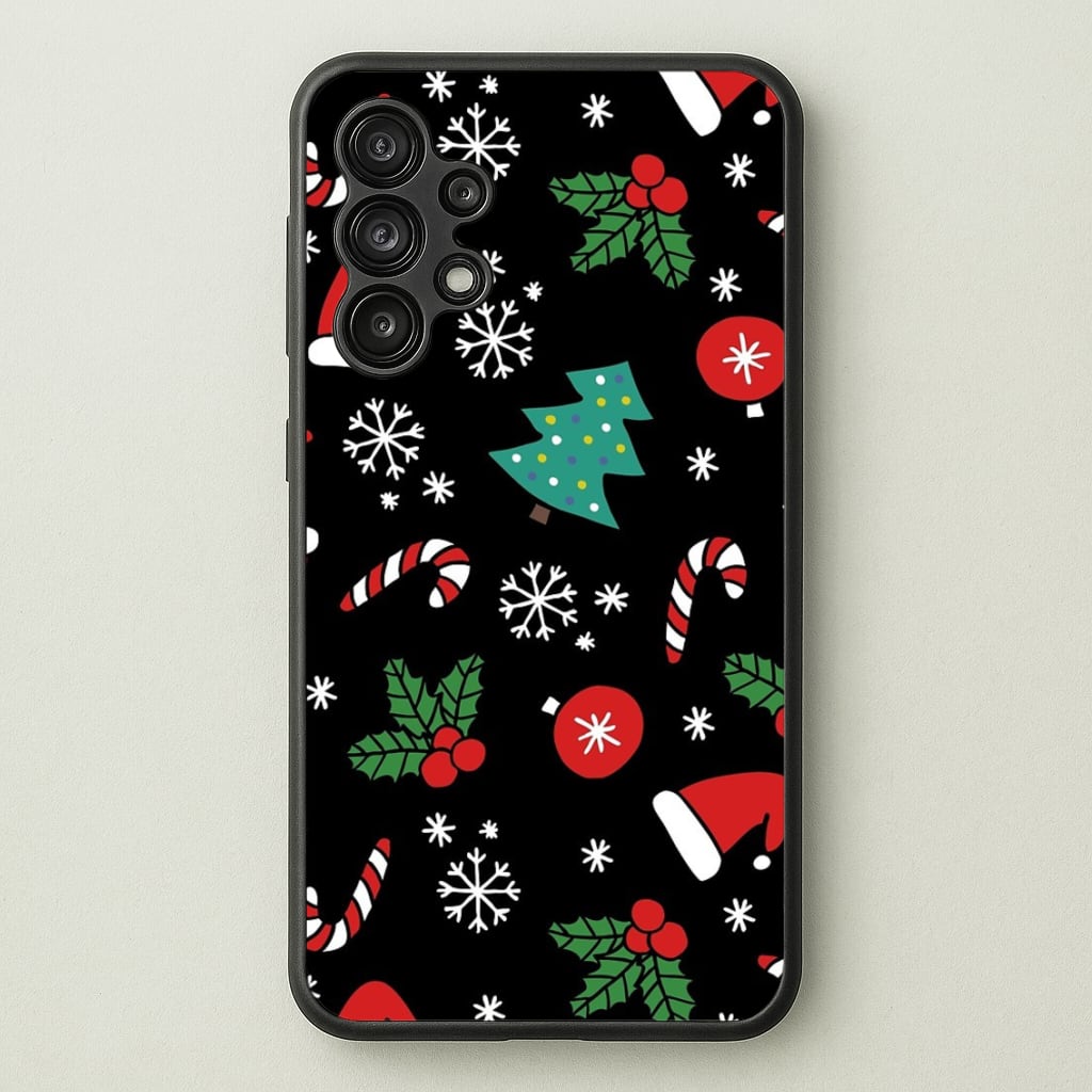 Christmas Objects Pattern - Phone Case for Galaxy A13