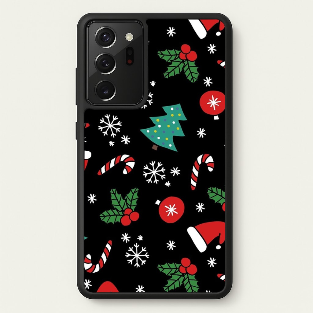 Christmas Objects Pattern - Phone Case for Galaxy Note 20 Ultra