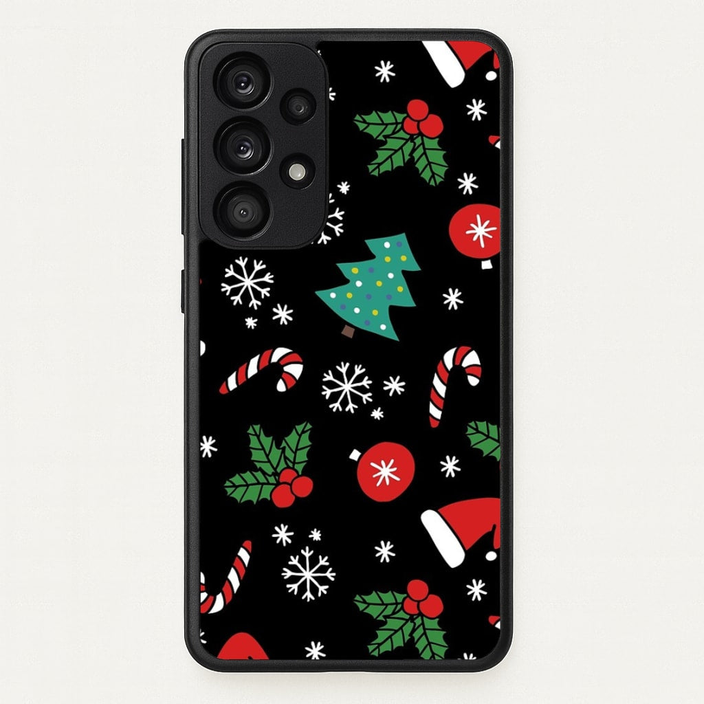Christmas Objects Pattern - Phone Case for Galaxy A33