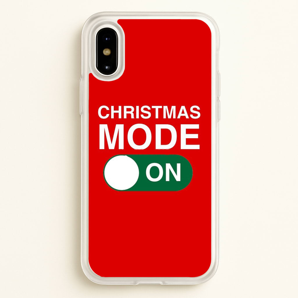 Christmas Mode On - Elf Phone Case for iPhone X / XS