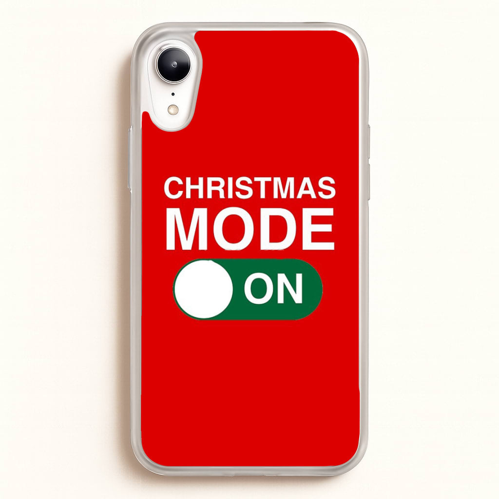Christmas Mode On - Elf Phone Case for iPhone XR