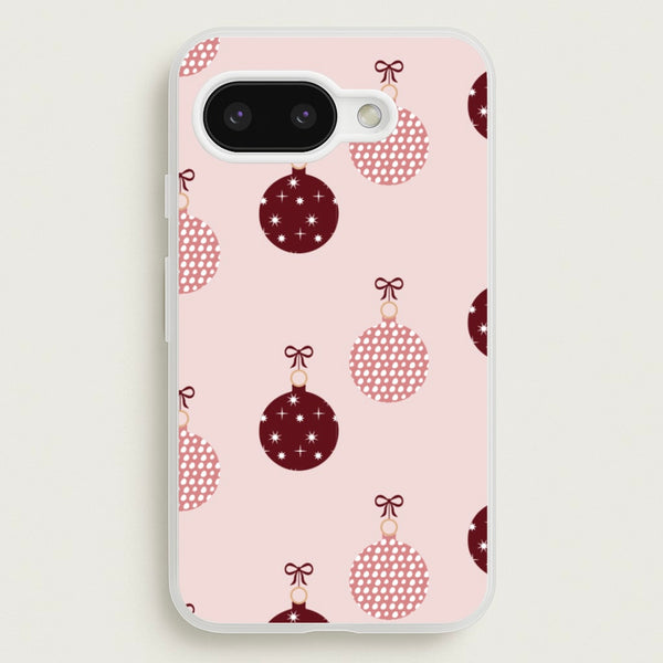Christmas Bauble Pattern - Christmas Phone Case for Google Pixel 9a