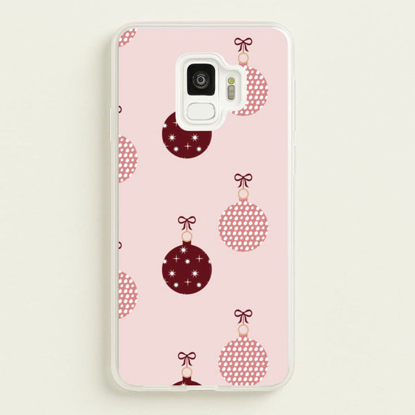 Christmas Bauble Pattern - Christmas Phone Case for Galaxy S9