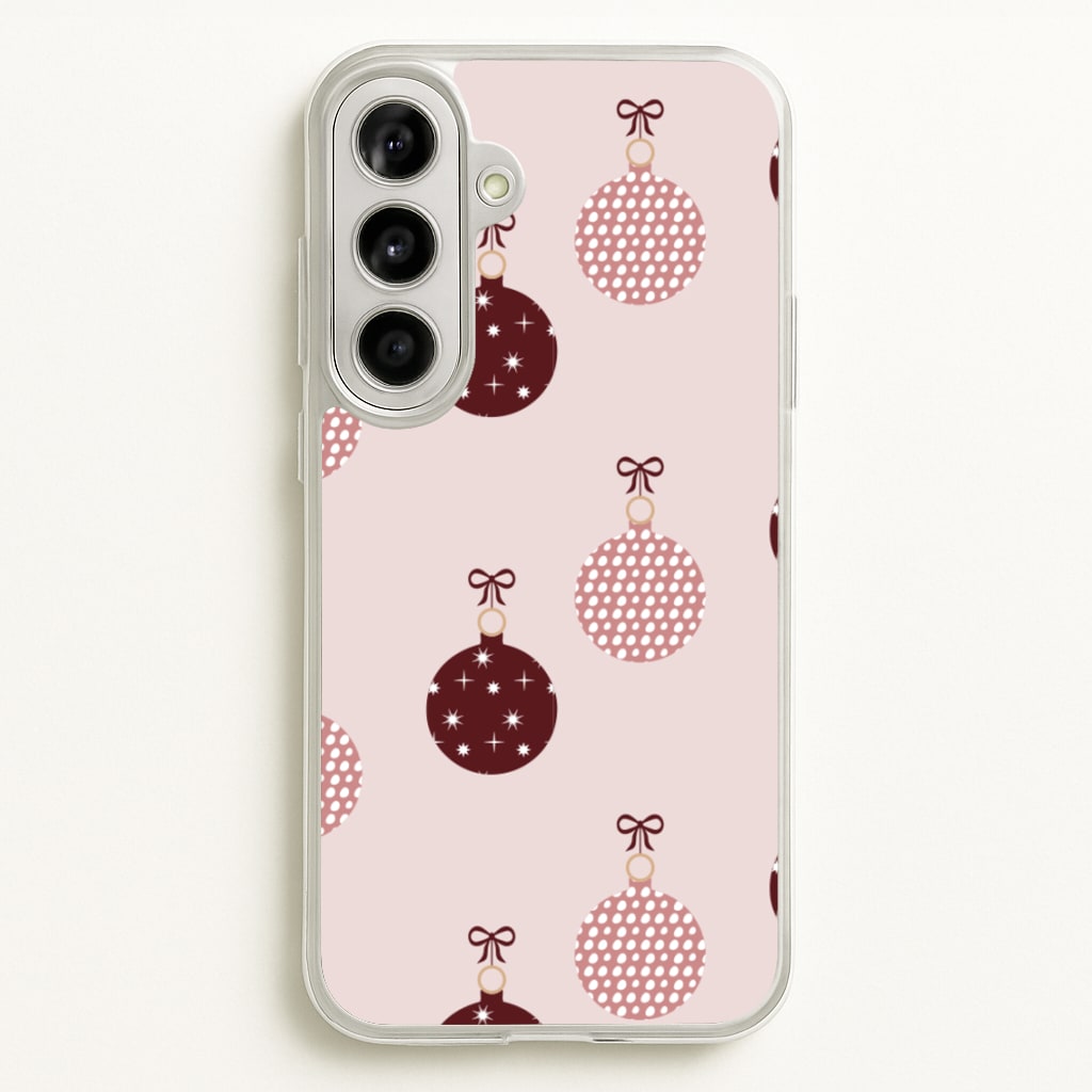 Christmas Bauble Pattern - Christmas Phone Case for Galaxy A56