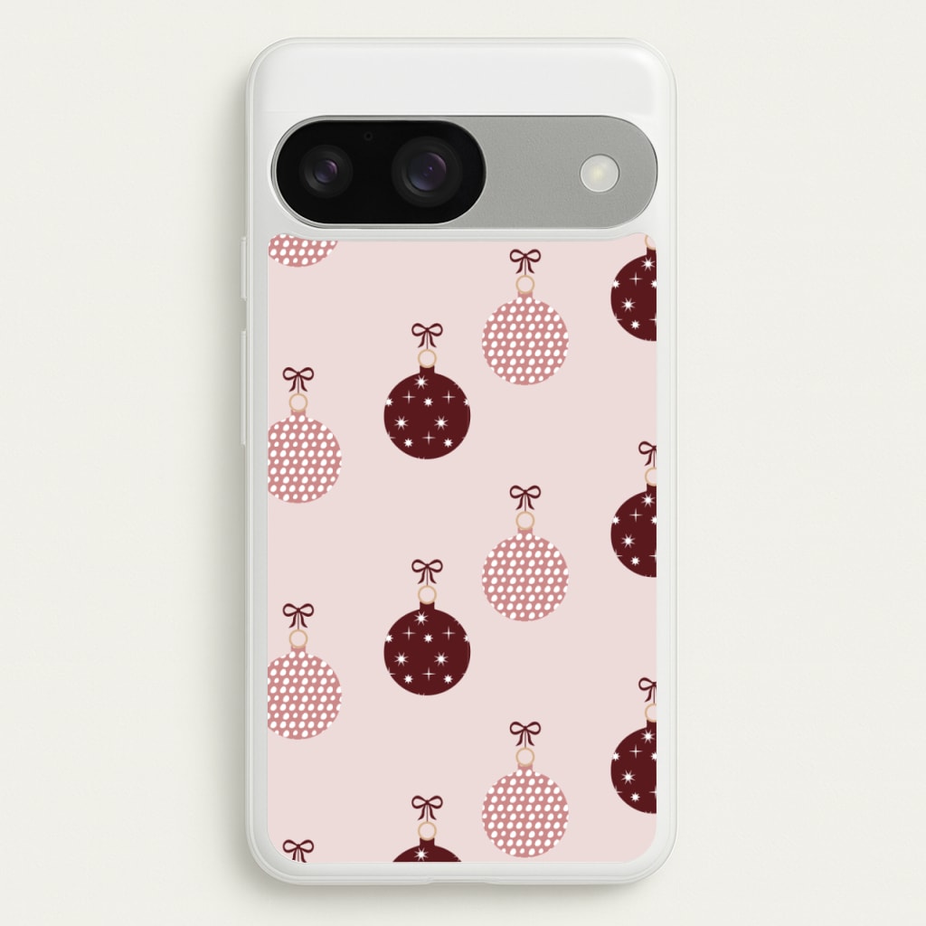 Christmas Bauble Pattern - Christmas Phone Case for Google Pixel 9 / 9 Pro