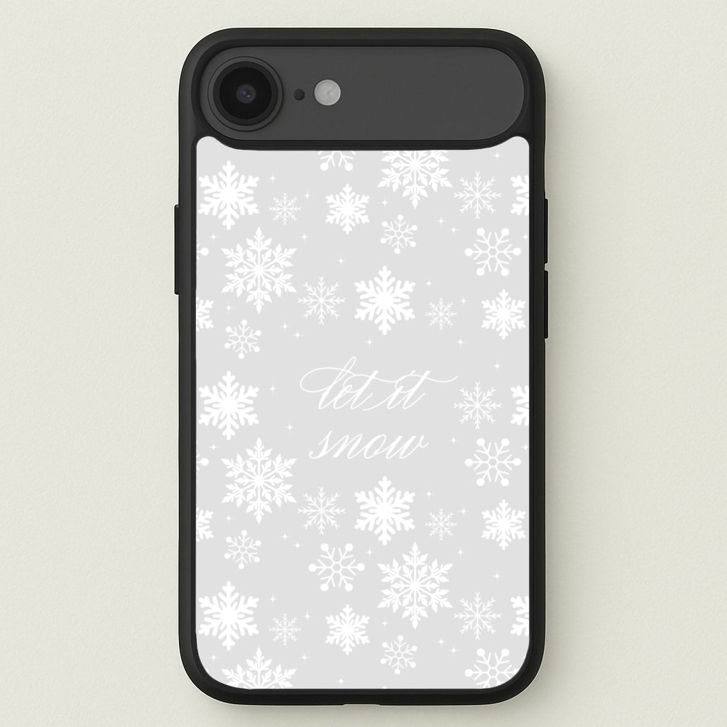Let It Snow Christmas Pattern Phone Case for iPhone 17 Air