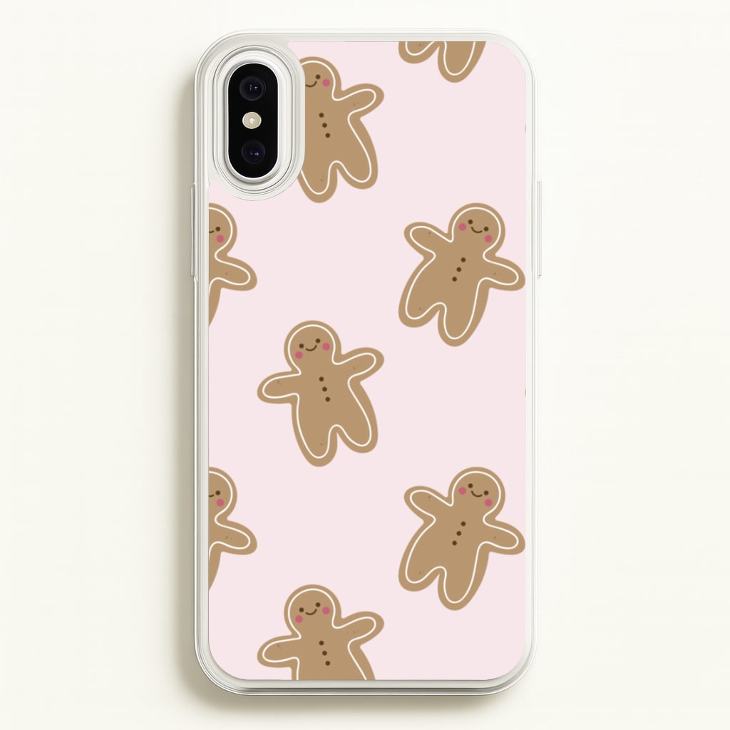 Gingerbread Men Christmas Pattern - Christmas Phone Case for iPhone XS Max