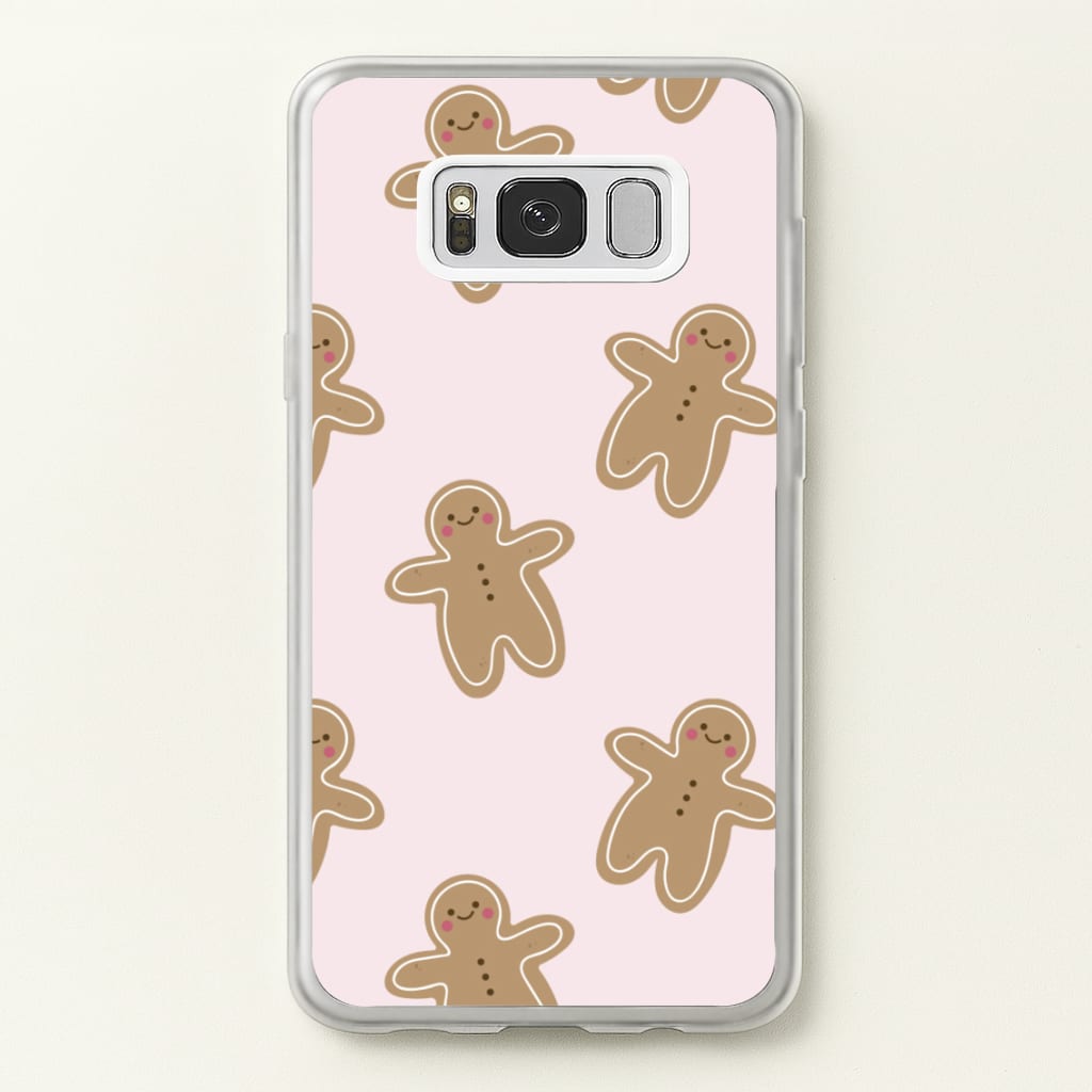 Gingerbread Men Christmas Pattern - Christmas Phone Case for Galaxy S8 Plus