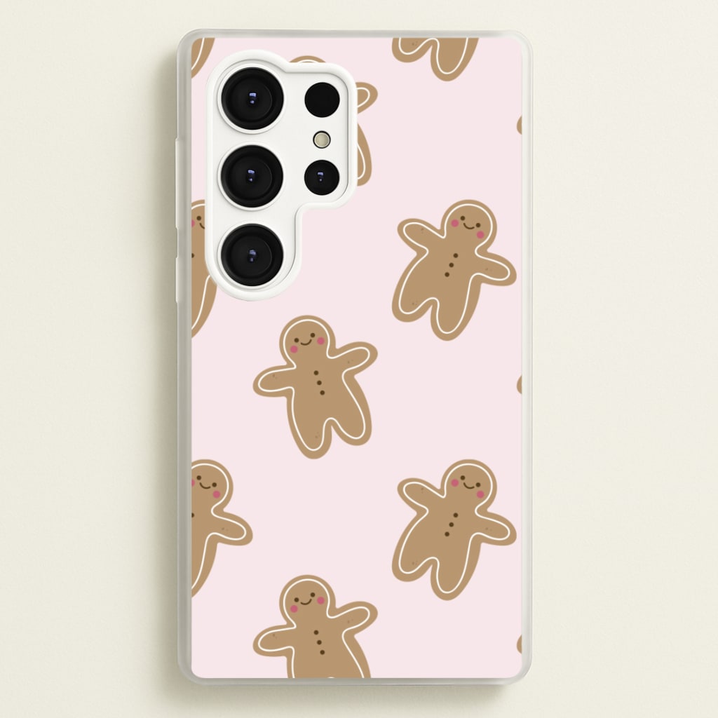 Gingerbread Men Christmas Pattern - Christmas Phone Case for Galaxy S25 Ultra