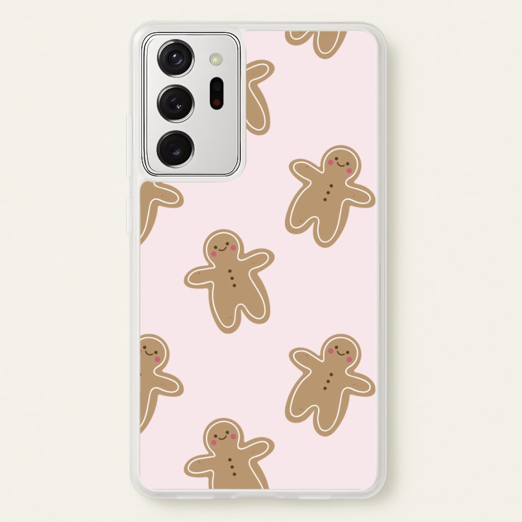 Gingerbread Men Christmas Pattern - Christmas Phone Case for Galaxy Note 20 Ultra